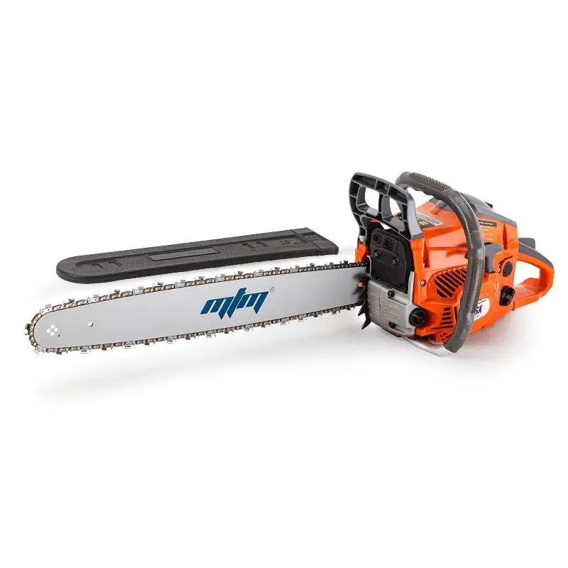 MTM Petrol Commercial Chainsaw 22 Bar E-Start Tree Pruning Chain Saw Top Handle Deals499