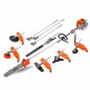 MTM Pole Chainsaw Brush Cutter Whipper Snipper Hedge Trimmer Saw Multi Tool 62CC Deals499