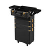 Makeup Case Professional Makeup Organiser 7 in 1 Trolley Black Gold Deals499