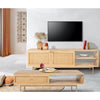 Martina ETU Entertainment TV Unit 147cm Solid Mango Wood Rattan Furniture Deals499