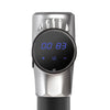 Massage Gun Electric Massager Vibration Muscle Therapy 4 Heads Percussion Silver Deals499