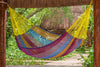 Mayan Legacy Queen Size Cotton Mexican Hammock in Confeti Colour Deals499