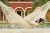 Mayan Legacy Queen Size Cotton Mexican Hammock in Cream Colour Deals499