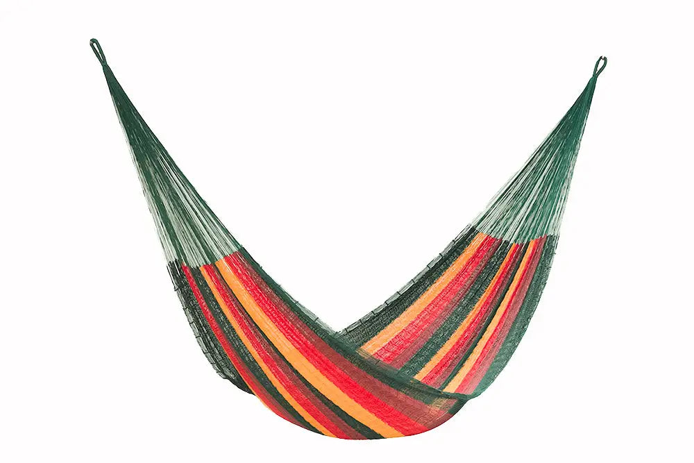 Mayan Legacy Queen Size Cotton Mexican Hammock in Imperial Colour Deals499