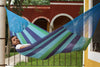 Mayan Legacy Queen Size Cotton Mexican Hammock in Oceanica Colour Deals499