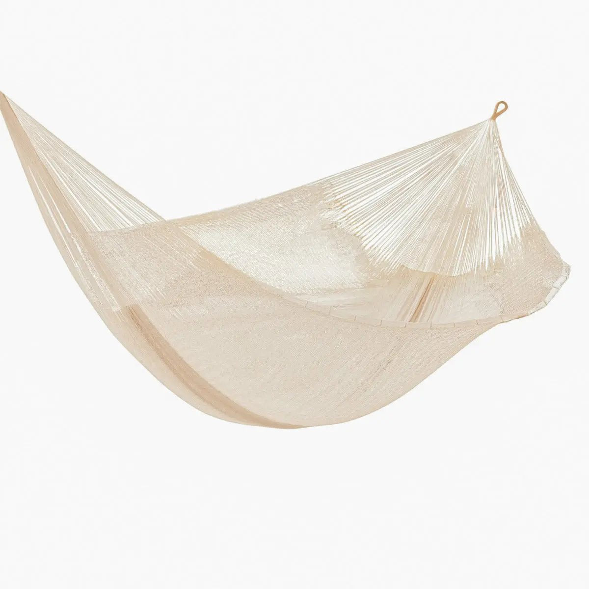 Mayan Legacy Queen Size Super Nylon Mexican Hammock in Cream Colour Deals499