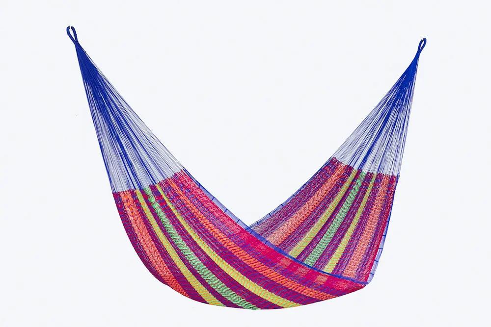 Mayan Legacy Queen Size Super Nylon Mexican Hammock in Mexicana Colour Deals499