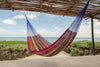 Mayan Legacy Queen Size Super Nylon Mexican Hammock in Mexicana Colour Deals499