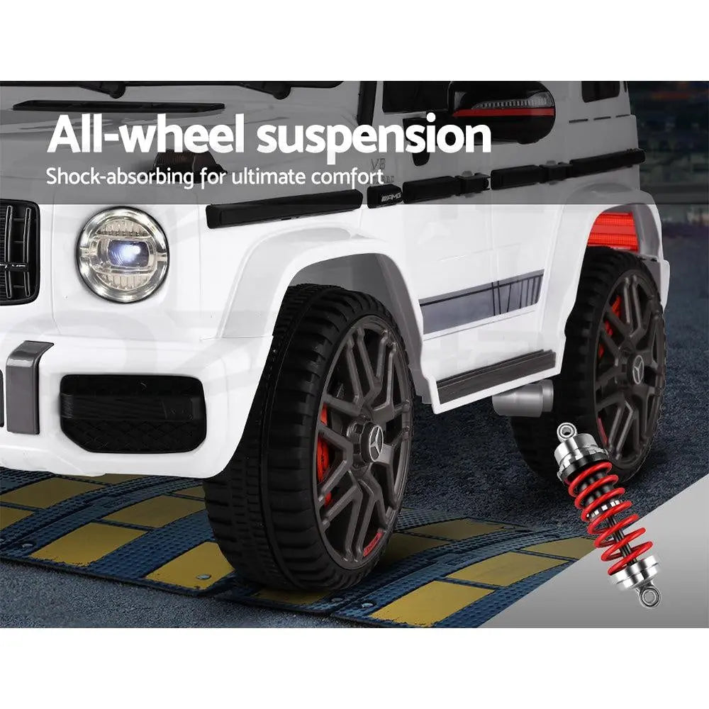 Mercedes-Benz Kids Ride On Car Electric AMG G63 Licensed Remote Cars 12V White Deals499