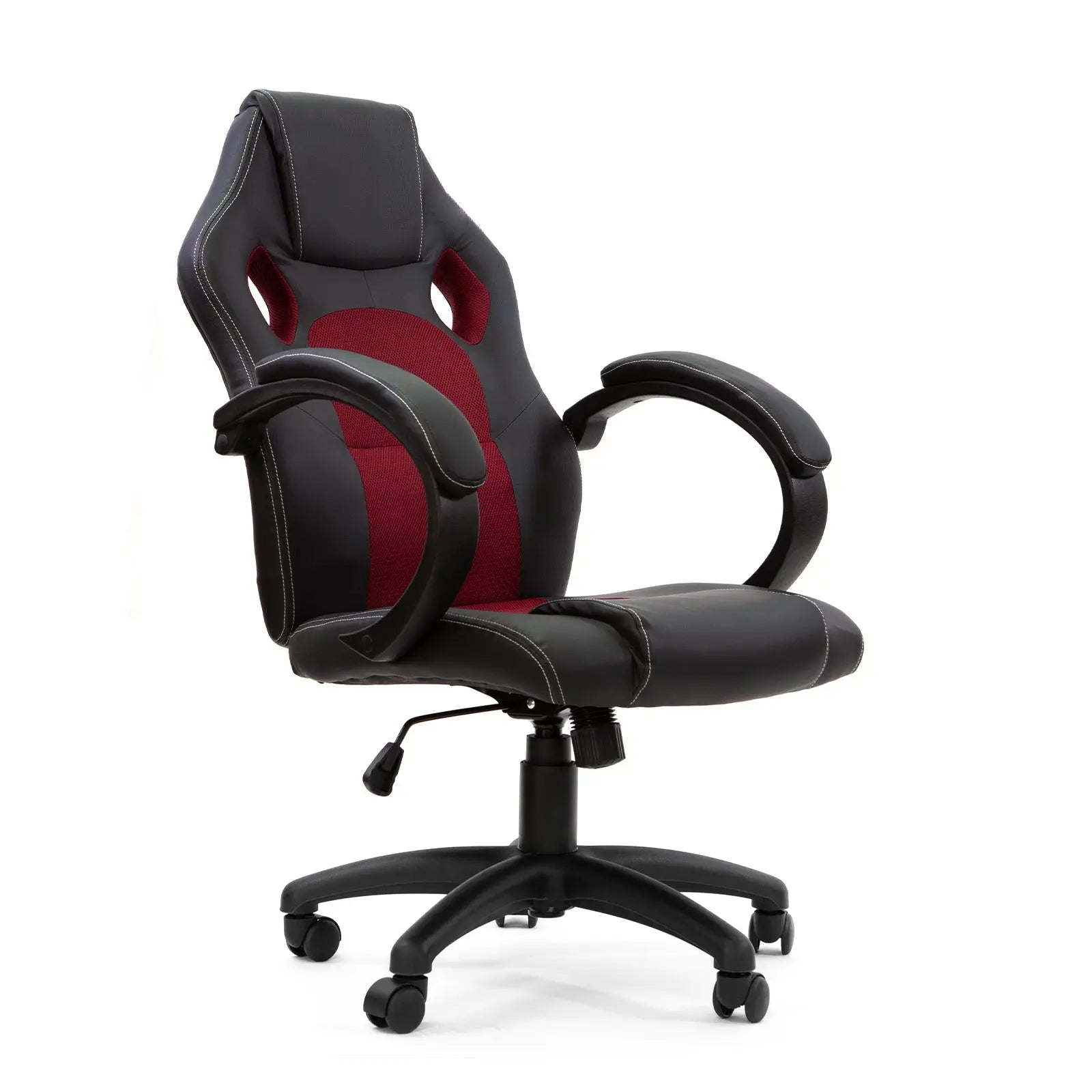 Milano Adjustable Ergonomic Racing Chair Computer Executive Chair Red Black Deals499