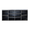 Milano Decor 2 in 1 Shoe Organiser With Bench Storage - Black And Grey Deals499