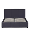 Milano Luxury Gas Lift Bed Frame Base And Headboard With Storage All Sizes Charcoal Double Deals499