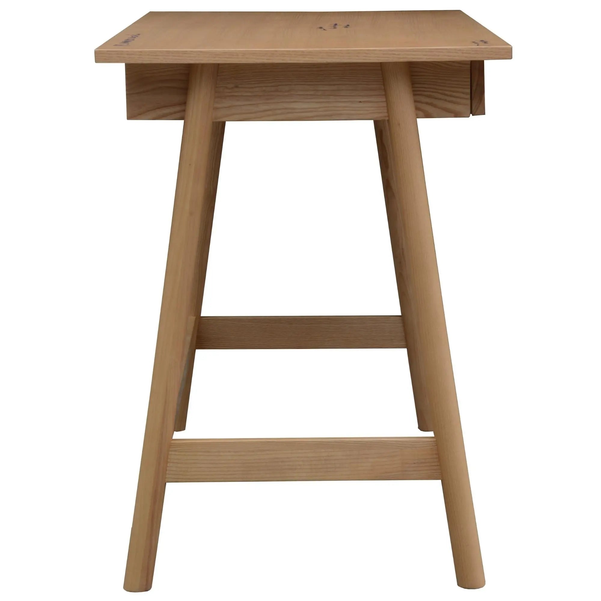 Mindil Office Desk Student Study Table Solid Wooden Timber Frame - Ash Natural Deals499