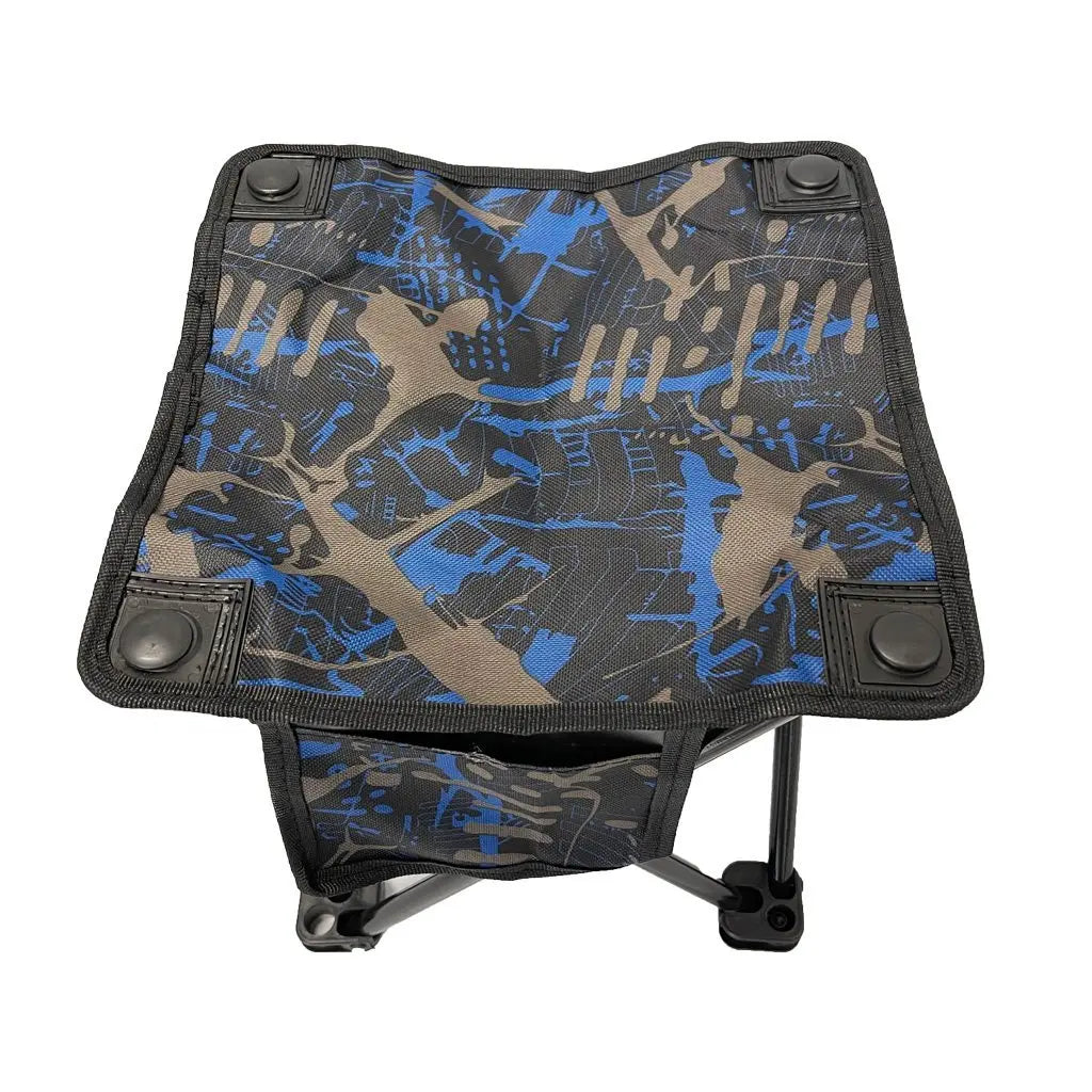 Mini Portable Outdoor Folding Stool Camping Fishing Picnic Chair Seat 80kg Como Deals499