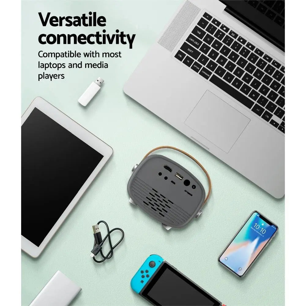 Mini Video Projector USB HDMI Portable 50ANSI Lumens HD 1080P Home Theater Deals499