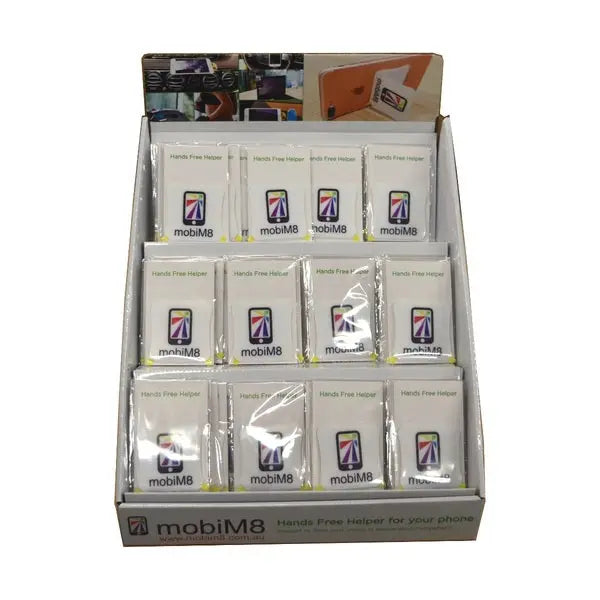 MobiM8 - Hands Free Helper Point Of Sale Box + 60 MobiM8 Hands Free Helpers MOBIM8