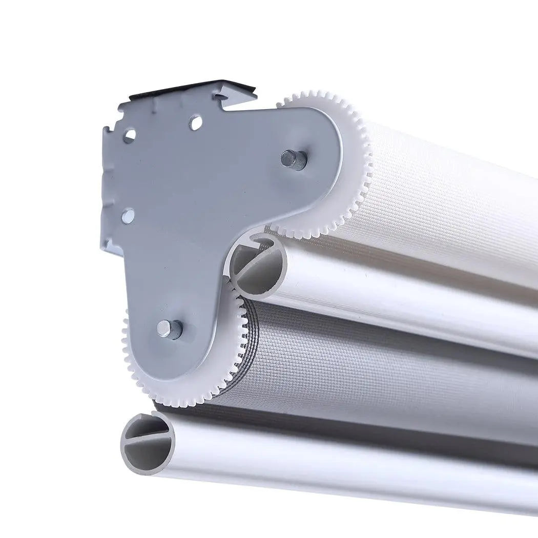 Modern Day/Night Double Roller Blinds Commercial Quality 120x210cm Cream White Deals499