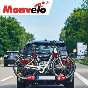 Monvelo Car Bike Rack Carrier 2/3 Bike Steel Foldable Hitch Mount Heavy Duty Deals499