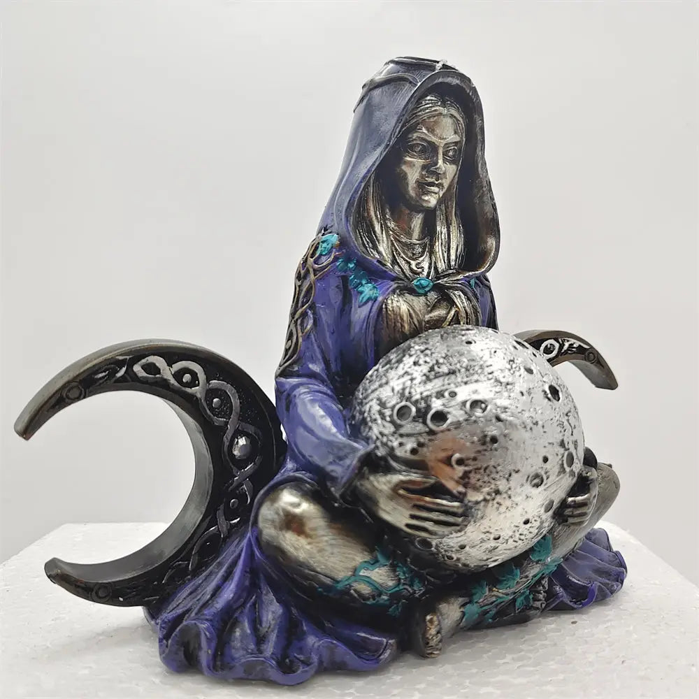 Mother Earth Statue Resin Millennial Gaia Goddess Art Ornament Decorations Deals499