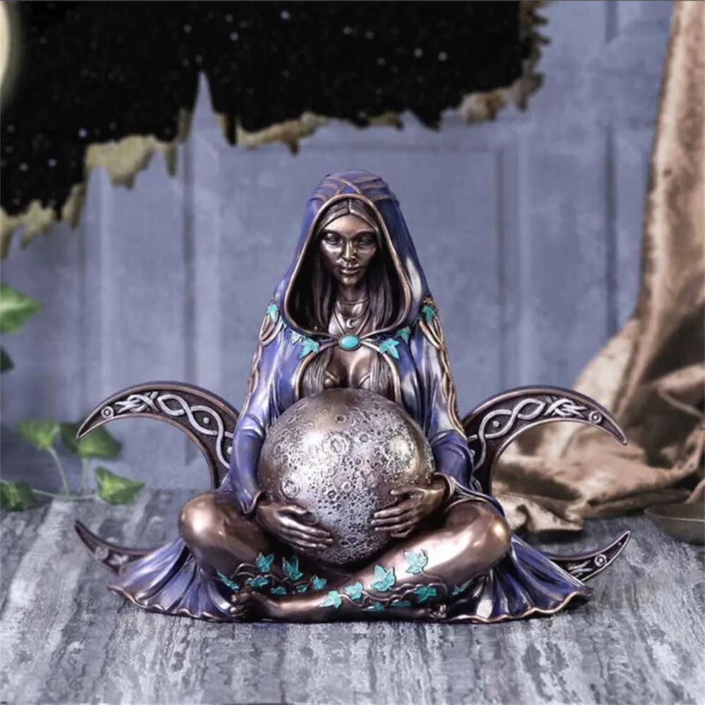 Mother Earth Statue Resin Millennial Gaia Goddess Art Ornament Decorations Deals499