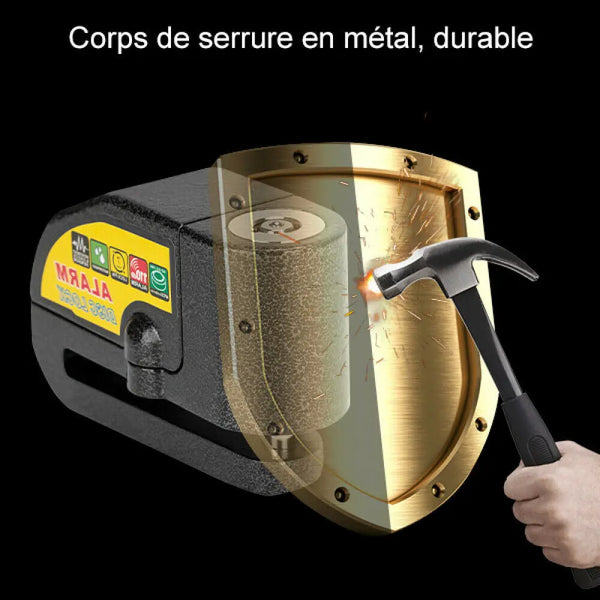 Motorcycle Alarm Disc Lock Brake Handlebar Throttle Grip Lock Bike Security Deals499