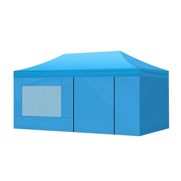 Mountview Gazebo Tent 3x6 Marquee Gazebos Outdoor Camping Canopy Mesh Side Wall Deals499