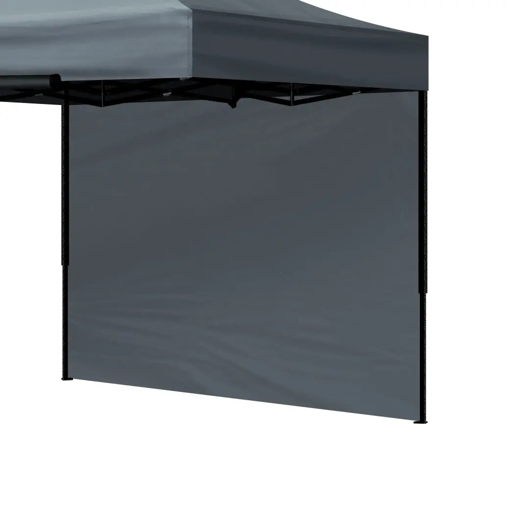 Mountview Gazebo Walls 3x3 Outdoor Side Wall Waterproof Party Wedding Dark Grey Deals499