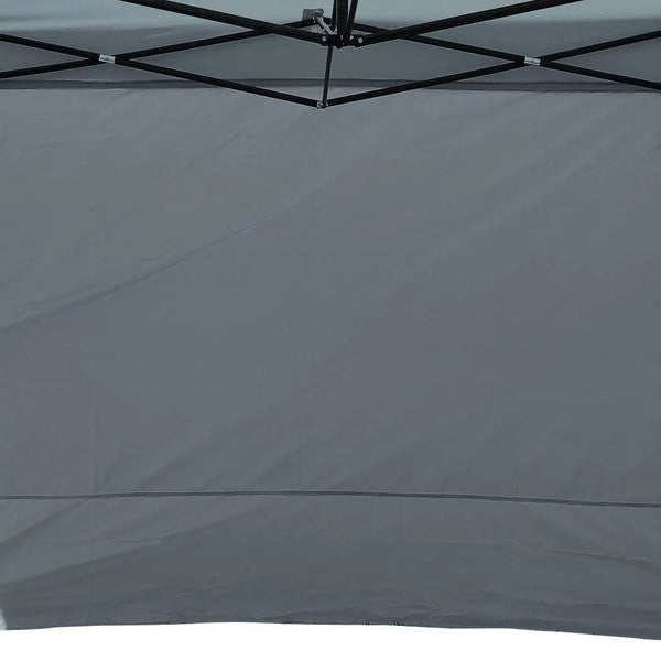 Mountview Gazebo Walls 3x3 Outdoor Side Wall Waterproof Party Wedding Dark Grey Deals499