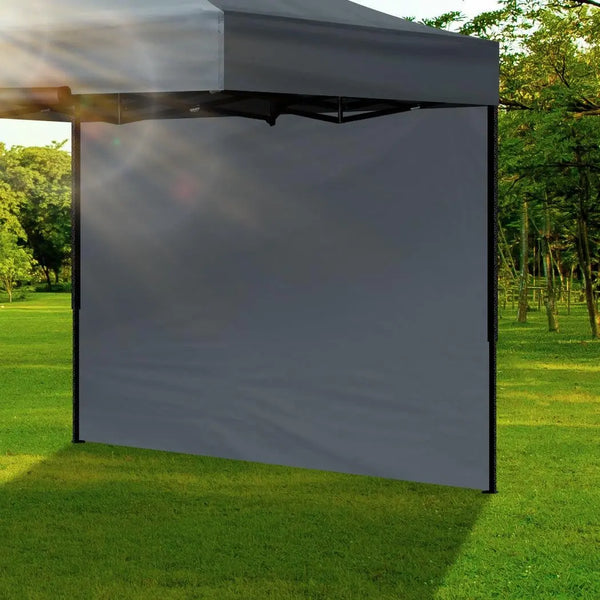 Mountview Gazebo Walls 3x3 Outdoor Side Wall Waterproof Party Wedding Dark Grey Deals499