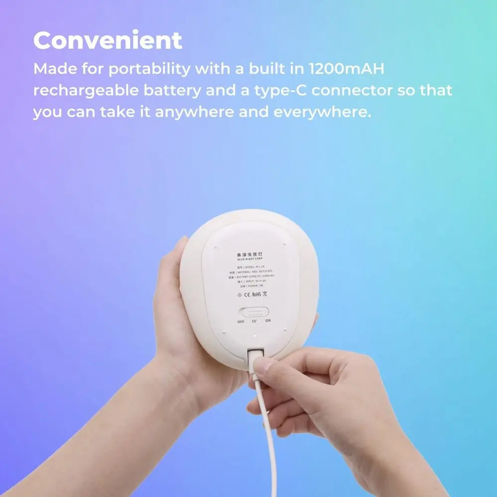 Muid Slug Night Lamp White HM--101-MUID Deals499