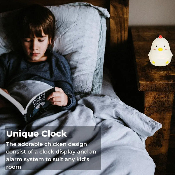 Muid Wake Up Chicken Night Lamp Alarm Clock White HM--104-MUID Deals499