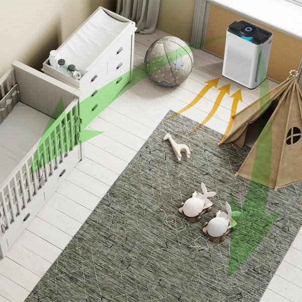 MyGenie Pure Max Air Purifier Carbon Filter 5-In-1 Cleaning System 100 m2 White Deals499