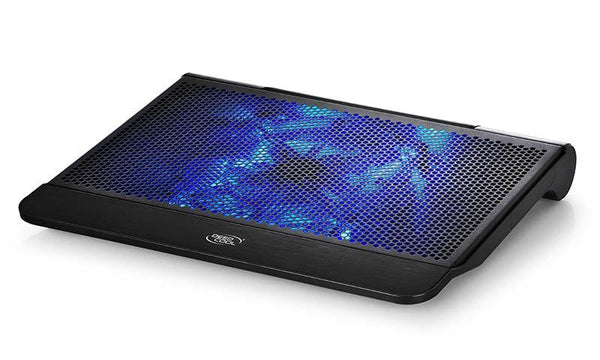 Deepcool N6000 Notebook Cooler Black (Up to 17'), Blue LED, 200mm Fan, Storage Cage, 2x USB DEEPCOOL