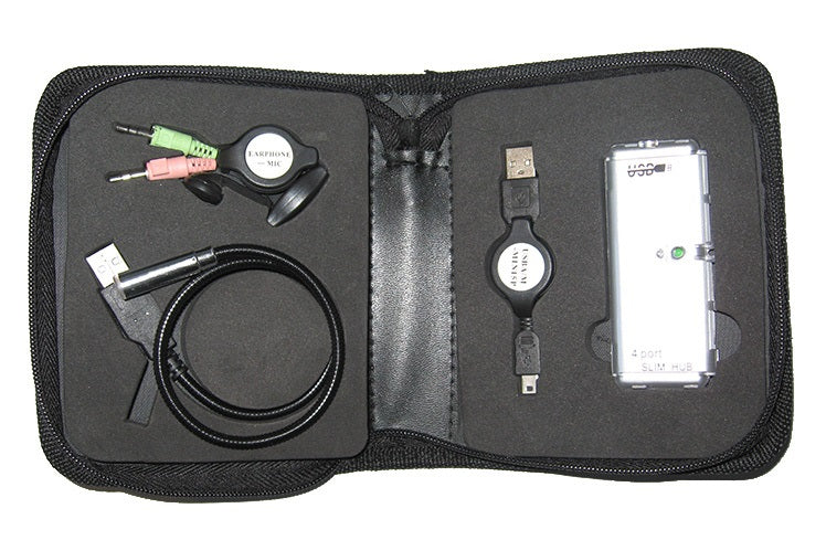 Leader MobilityKit for Nbooks USBHub, Ear&Mic, Light, USBext, free bundle with Leader brand notebook, one piece one kit. LEADER