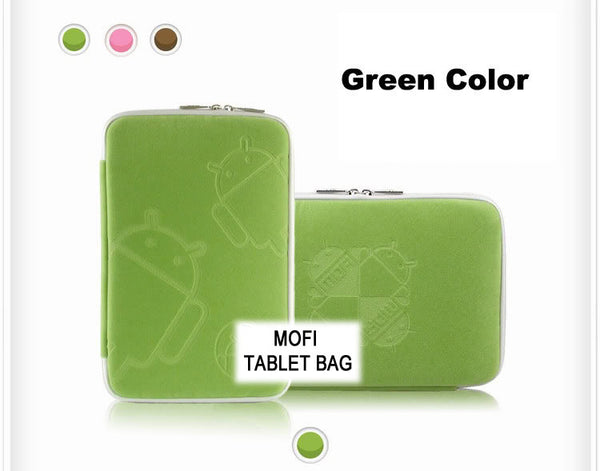 Tablet 10' MofiZip Case Green Andriod logo. Suit any 10' tab LEADER