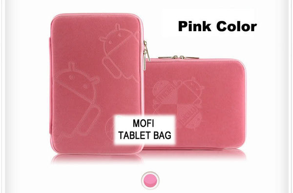 Tablet 10' MofiZip Case Pink Andriod logo. Suit any 10' tab LEADER
