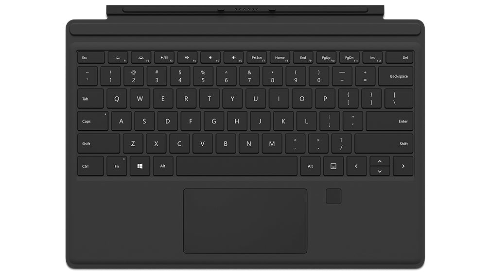 MICROSOFT Surface ProType Cover  - with Fingerprint Reader - Black(Commercial Model) MICROSOFT