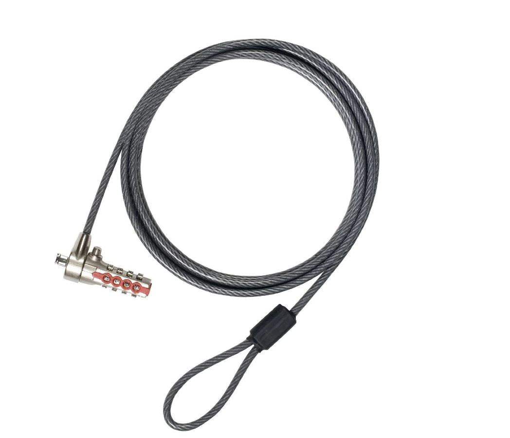 Targus DEFCONÂ® T-Lock Serialized Combo Cable Lock Single Pack of PA410S-25 - Black (LS) TARGUS