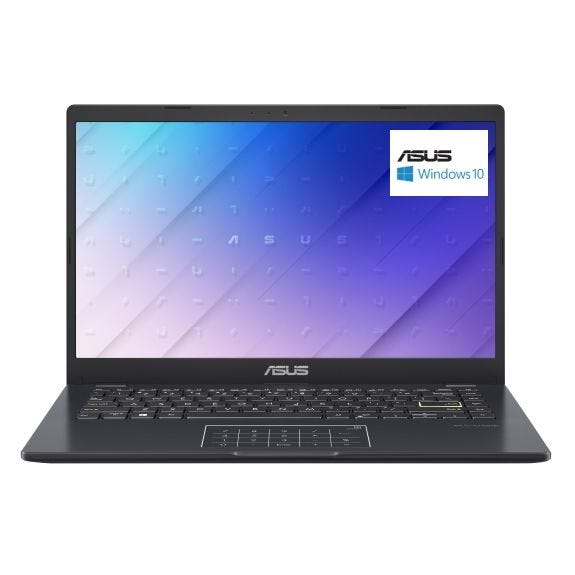 ASUS NOTEBOOK EeeBook E410 14' HD Intel Pentium Silver N5000 4GB 128GB SSD WIN10 STORE Intel UHD 605 Graphics 3CELL 1YR WTY Notebook W10S (E410MA-BV190T) ASUS