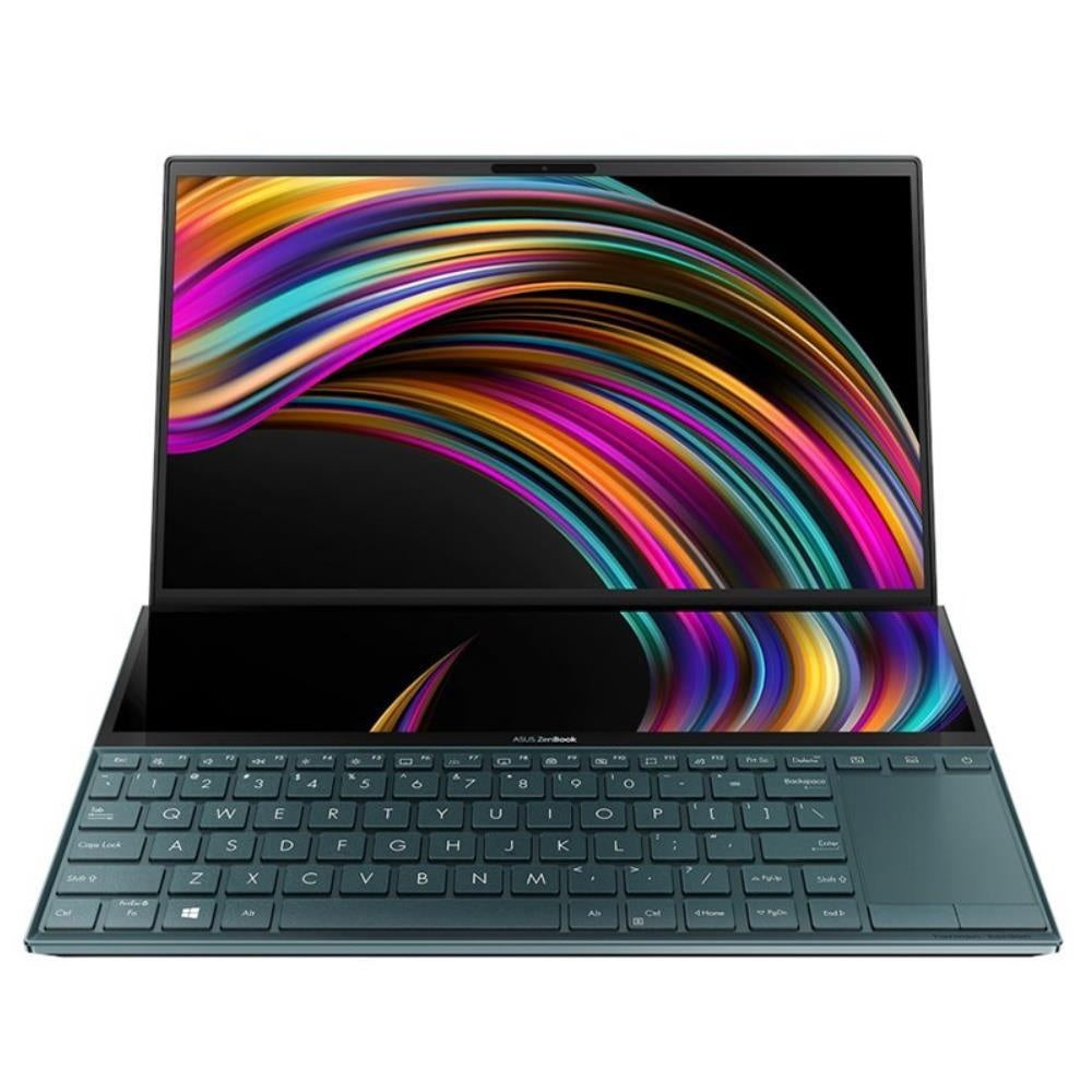 Asus ZenBook Duo UX481FL 14' FHD Touch i7-10510U 16GB 1TB SSD WIN10 PRO IntelUHD Graphics ScreenPad 1.6Kg 1YR WTY W10P Notebook (UX481FL-HJ084R) ASUS