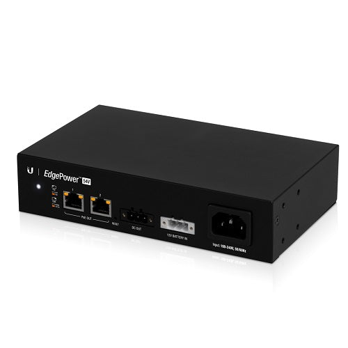 UBIQUITI EdgePower 54V 72W - UNMS monitored and managed 54V DC PSU, battery backup, SNMP, and simple 12V charger with multiple 54V Outputs UBIQUITI
