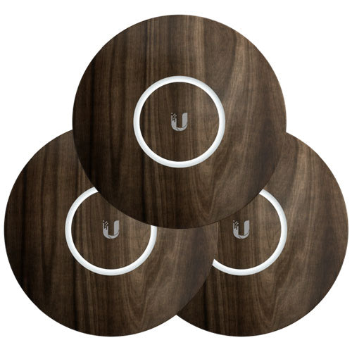 UBIQUITI UniFi NanoHD Hard Cover Skin Casing - Wood Design - 3-Pack UBIQUITI