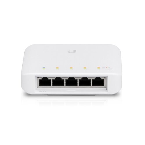 UBIQUITI UniFi USW Flex - Managed, Layer 2 Gigabit switch with auto-sensing 802.3af PoE support. 1x PoE In, 4x PoE Out UBIQUITI