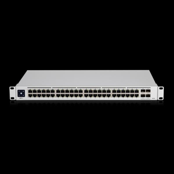 UBIQUITI UniFi 48 port Managed Gigabit Layer2 & Layer3 Switch - 48x Gigabit Ethernet Ports, 4x SFP+ Ports - Touch Display - GEN2 UBIQUITI