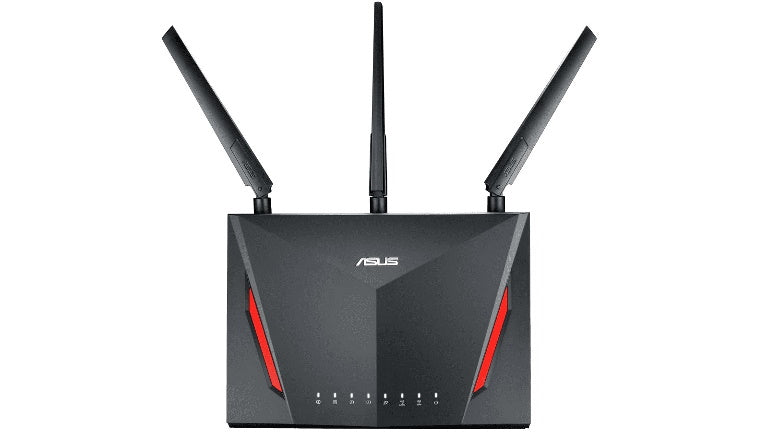 ASUS ASUS RT-AC86U AC2900 Dual Band Gigabit WiFi Gaming Router with MU-MIMO, AiMesh, AiProtection, WTFast, Adaptive QoS ASUS