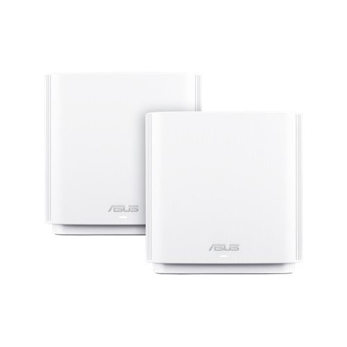 ASUS ZENWIFI CT8 AC3000 Tri-band Whole-Home Mesh WiFi Routers (2 Pack) White Colour ASUS