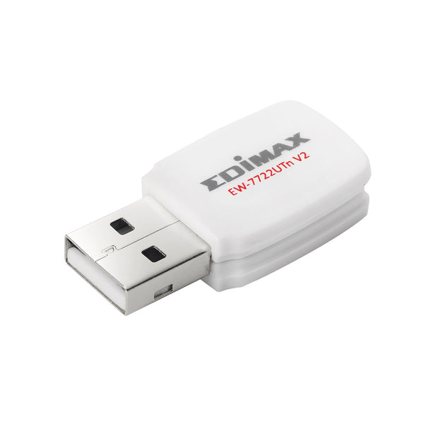 EDIMAX Wireless Mini USB Adapter 300Mbps USB EW-7722UTn Version 2 EDIMAX
