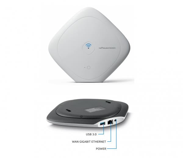 INTEL Class Connect Access Point featuring 500GB Hard Drive and 5 Hours Battery. Content Hosting. Intel part number WRTD-303N INTEL