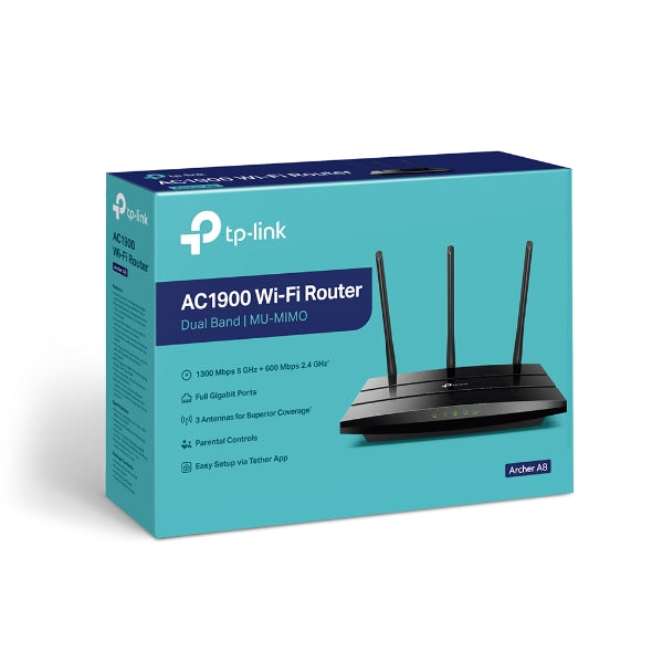 TP-LINK Archer A8 AC1900 Wireless MU-MIMO Wi-Fi Router TP-LINK