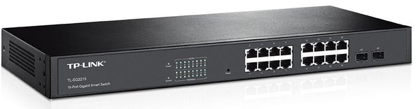 TP-LINK TL-SG2216 JetStream 16-Port Gigabit Smart Switch with 2 Combo SFP Slots (LS) TP-LINK
